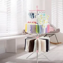 Stainless Steel Tripod Clothes Drying Rack – Foldable, Portable Laundry Rack for Indoor & Outdoor Use, Space-Saving & Easy to Carry