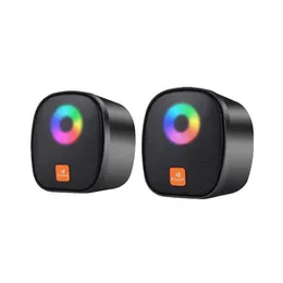 Kisonli X11 RGB Gamer PC Mini USB Speaker