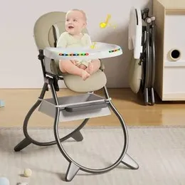 Fully foldable high feeding chair HC 6485 Multi-function Baby Feeding High Adjustable |.