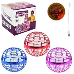 Flying spinner kids toys remote control play time led multicolour spinning ball