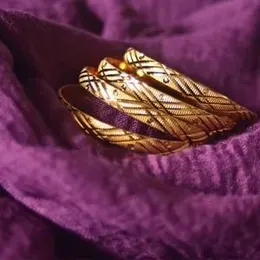 GOLD PLATED BANGLES.