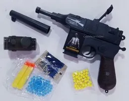 Mauser C96 - Spring-powered BB Toy with 6mm Plastic Balls, Compact Design, Pull-back Trigger Action, Outdoor Game Toy for Children Boys