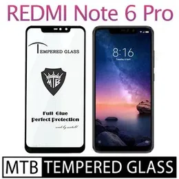 Redmi Note 6 Pro Branded MTB High Quality Screen Protector Full Glue 9D MTB tempered Glass for Redmi Note 6 Pro