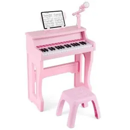 37-Key Electronic Piano Keyboard Musical Toy Instrument with Stand & Bench (0711)