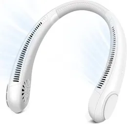 Portable Neck Fan Hands Free Bladeless neck Fan  Bladeless Neck Fans Portable Neck Fan Hands Free Bladeless Personal Fan Wearable Rechargeable USB Lea