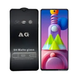 Samsung Galaxy M51 Stylish Full Cover Matte Texture High Quality 2024  MTB tempered Glass Protector Frosted Glass for Samsung Galaxy M51