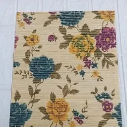 1pc-design-1 Kitchen Accessories Placemats 4pieces bamboo Non-Slip Heat Resistant Dining Table Placemats Stain Resistant Anti-Skid Washable Table Mats