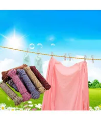 10M Laundry Hanging Rope Nylon Slip Windproof Clothesline Outdoor Drying Clothes Line Clotheslines