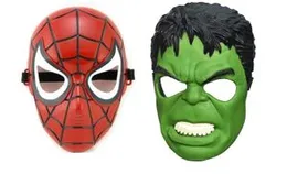 JBD ENT Superhero Cartoon Plastic Mask for Kids- Set of 5 Superhero Birthday Party Props Return Gift (Superhero-Mask)