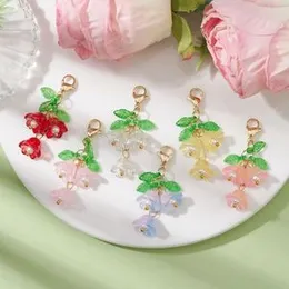 Glassy Tulips keychain .