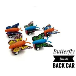 Small Pull Back Car / Toy car For Kids Butterfly Pull-back Car Toy 05Pcs