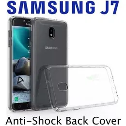 Samsung J7 Transparent Shockproof Clear Back Cover for Samsung J7