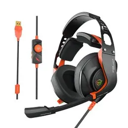 Meetion HP099 RGB Backlit Professional Gaming Headset with Mic (7.1 USB Jack)