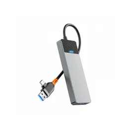 WiWU A431C Linker Series USB-A&C 4-in-1 Hub Adapter