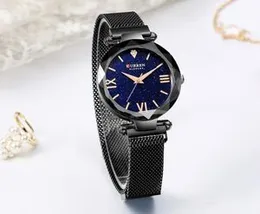 Curren Fashion Watch for Women best Gift Magnet Quartz Women watch Buckle Star SkyLady✨Wristwatch