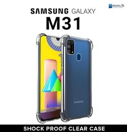Luxury Shockproof Transparent Shockproof Bumper Case For Samsung Galaxy M31 Crystal Transparent Premium Quality Shockproof Protective Phone ShellSamsu