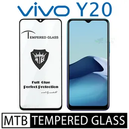 Vivo Y20 Branded MTB High Quality Screen Protector Full Glue 9D MTB tempered Glass for Vivo Y20