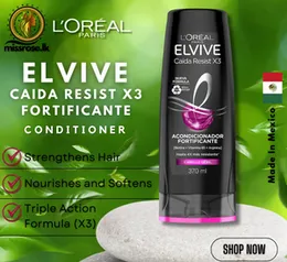 L'OREAL PARIS Elvive Caida Resist x3 Fortificante Conditioner