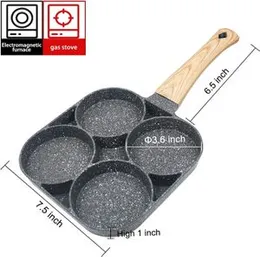 Egg Frying Pan Nonstick Pancake Pans 4-Cups cookware Pancake, Omelette Pan Aluminium Alloy Egg cooker