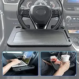 Portable car desk tray laptop dining relaxing time holder for travelling car accessories