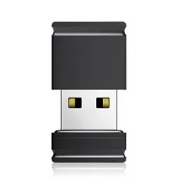 Super Mini Pen Drive 64GB Black USB Flash Drive Creative Business Gifts Memory Stick Real Capacity U Disk for Laptop External Storage