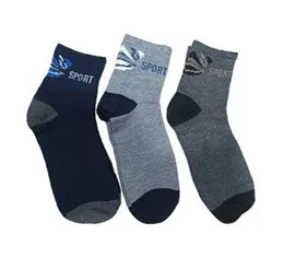 Unisex Classic Cotton Half Socks