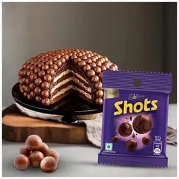 Cadbury Dairy Milk Shots Chocolate Balls 185.6g (58 pcs) – Carton Pack
