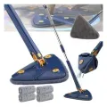 Cleangly 360° Triangular Spin Mop, 360 Rotatable Adjustable Cleaning Mop, Shine Mop Triangle The Original Triangle Mop 360° Swivel, 360 Rotatable Adju