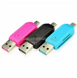 MICRO OTG 2 in 1 USB Card Reader Universal Micro USB OTG TF/SD Card Reader..