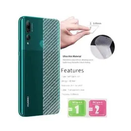 Carbon Fibre Back Sticker for Huawei Y9 Prime 2019 – Slim Fit | Anti-Scratch & Stylish Wrap