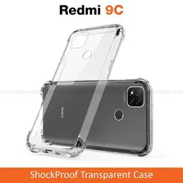 Thickballoon Shockproof Transparent Back Cover for Redmi 9C