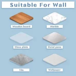 Phone Holder with Hook Wall Mount Sticky on Wall Stand Mount Mobile Phone Charger Socket Pocket And Storage Box Cell Phone Remote Control Holder, Dama