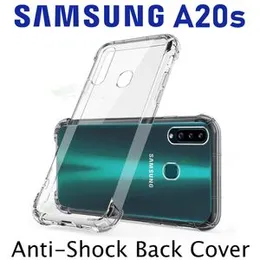 Samsung A20S Transparent Shockproof Clear Back Cover for Samsung A20S