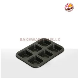 Brownie Baking Tray-Nonstick 6 kavity