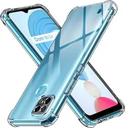 Realme C25y Transparent Shockproof Clear Back Cover for Realme C25y