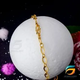 Gold Plated Guaranteed 18/24 inch Machine Cut Link Chain 05MM with Star Sun Theme pendant Necklace for ladies-60cm