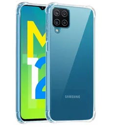 Shockproof Bumper Ultra Clear Slim Anti-Slip Grip Soft Flexible Back Cover for Samsung Galaxy A12 / M12