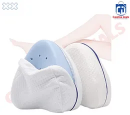 Leg & Knee Foam Support Pillow – Memory Foam Knee Pillow for Back, Hip & Leg Pain Relief