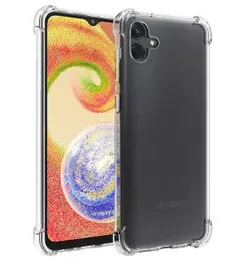 Luxury Bumper Transparent back cover for Samsung A04E