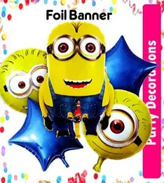 Birthday Decoration Minions Balloon set With Banner Minion Theme Full Set