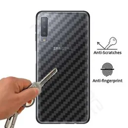 Carbon Fibre back stickers For Samsung A9 2018
