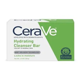 CeraVe Hydrating Cleanser Bar – Gentle Moisturizing Soap-Free Face & Body Cleanser (128g)
