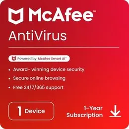 McAfee Antivirus 2025 (1 Year, 1 PC)