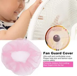 Fan Protection Cover, Fashion Style Electric Fan Guard Net Comfortable for 14‑18 inch Diameter Circular Fans for Most People