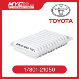 Genuine Toyota Air Filter 17801-21050 – A1013G for Allion, Premio, Yaris, Corolla 141, Axio, Vitz, Belta, Avanza, Fortuner - Original Made in Japan
