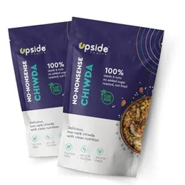 Upside Health No-Nonsense Chiwda (Pack Of 2,100G)-100% Seeds & Nuts|Keto Friendly,Vegan,Diet Namkeen,Gluten-Free|All-Natural,High-Fiber & Prot