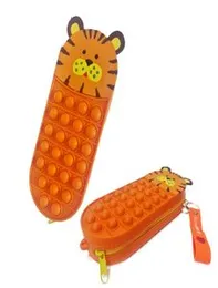 Children Push Bubbles Pencil Case Fidget Toys School Stationery Storage Bag Relieve Stress Decompression Toy Pen Bags for Kids