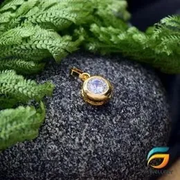 Gold Plated Pendant Pendant For Ladies With White Stone Fashion Stylish Rich Look Pendant For Women.