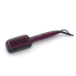 Philips BHH730 Hair Straightening Brush | ThermoProtect | Wine Colour
