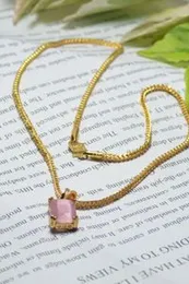 1.9mm fox singapore chain with stone pendant for stylish girls-Size 34